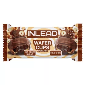 Inlead Nutrition Wafer Cups 50g Hazelnut Milk Choc (Mogyoró Tejcsokoládé)
