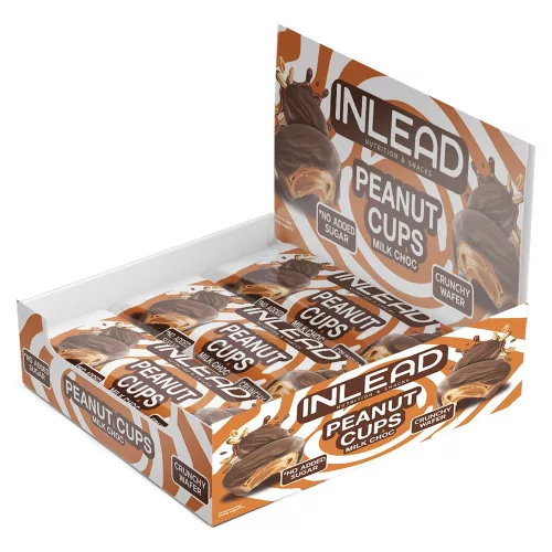 Inlead Nutrition Karton Peanut Cups 15x50g Milk Choc (Tejcsokoládé)