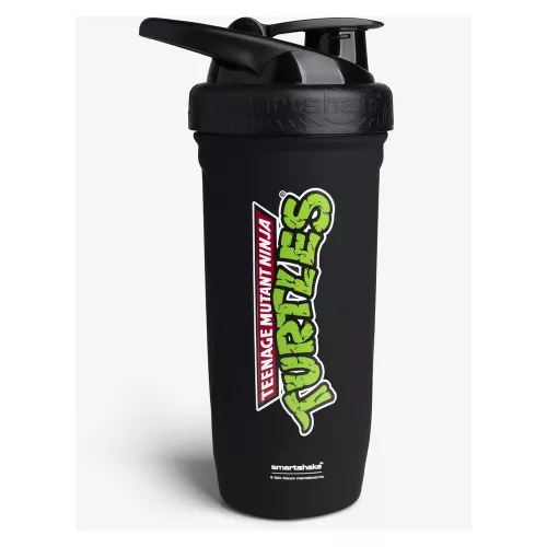 SmartShake Reforce Stainless Steel TMNT Series 900ml Fém Shaker Classic Logo Black (Fekete)