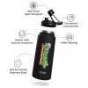 SmartShake Bohtal Insulated Sports Bottle TMNT 960ml Kulacs Classic Logo Black (Fekete)