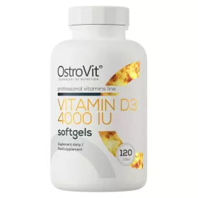 OstroVit Vitamin D3 4000 IU 120 Softgels 120 Gélkapszula