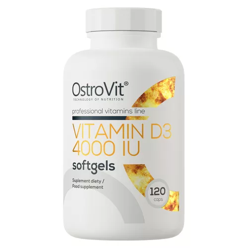 OstroVit Vitamin D3 4000 IU 120 Softgels 120 Gélkapszula