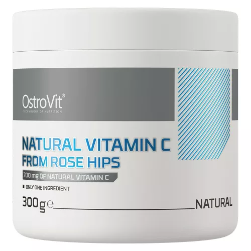 OstroVit Natural Vitamin C From Rose Hips 300g Unflavored (Ízesítetlen)