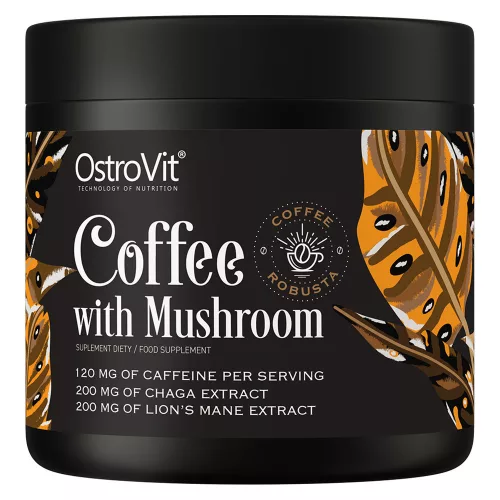 OstroVit Coffee with Mushrooms 150g Unflavored (Ízesítetlen)