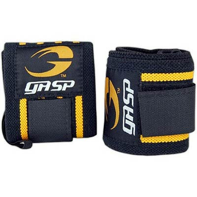 Gasp Hardcore Wrist Wraps (Csuklószorító) Black/Yellow (Fekete/Sárga)