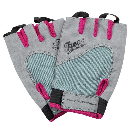 Trec Nutrition Trec Fitness Grey/Pink (Edzőkesztyű) XS (Extra Kicsi Méret)