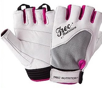 Trec Nutrition Trec Fitness White/Pink (Edzőkesztyű) XS (Extra Kicsi Méret)