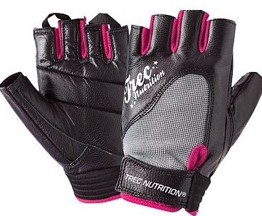 Trec Nutrition Trec Fitness Black/Pink (Edzőkesztyű) XS (Extra Kicsi Méret)