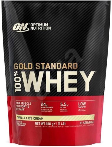 Optimum Nutrition Gold Standard 100% Whey 450g Vanilla Ice Cream (Vanília)