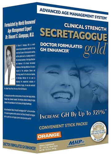 MHP Secretagogue Gold Clinical Strenght 30 Packs 447g Orange (Narancs)