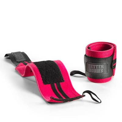 Better Bodies Womens Wrist Wraps (Csukló Bandázs) Hot Pink (Rózsaszín)