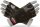 MadMax Training Gloves Clasic Black (Fekete) M (Közepes Méret) (Edzőkesztyű) - MFG-248