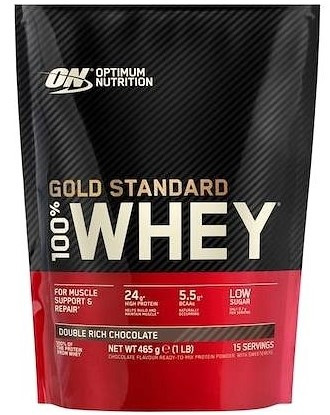 Optimum Nutrition Gold Standard 100% Whey 450g Double Rich Chocolate (Csokoládé)
