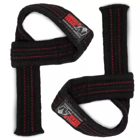 Gorilla Wear Hardcore Lifting Straps Black/Red (Fekete/Piros) Felhúzóheveder