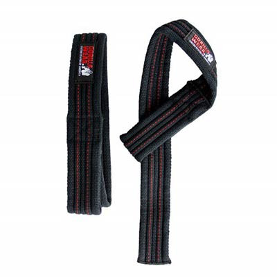 Gorilla Wear Hardcore Lifting Straps Black/Red (Fekete/Piros) Felhúzóheveder