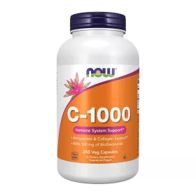 Now Foods C-1000 With 100mg Of Bioflavonoids 250 Veg Capsules 250 Kapszula