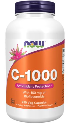Now Foods C-1000 With 100mg Of Bioflavonoids 250 Veg Capsules 250 Kapszula