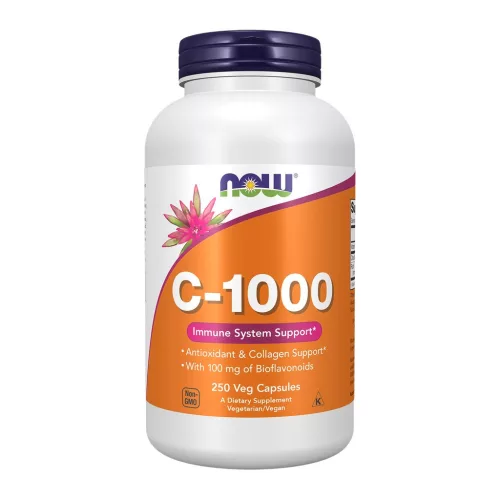 Now Foods C-1000 With 100mg Of Bioflavonoids 250 Veg Capsules 250 Kapszula
