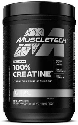 Muscle Tech Platinum 100% Creatine 400g Unflavored (Ízesítetlen)