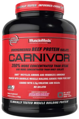 MuscleMeds Carnivor 1820g 4LBS Strawberry (Eper)