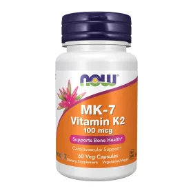 Now Foods MK-7 Vitamin K-2 100mcg 60 Veg Capsules 60 Kapszula