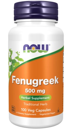 Now Foods Fenugreek 500mg 100 Veg Capsules 100 Kapszula