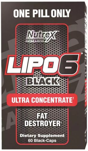 Nutrex Lipo 6 Black Ultra Concentrated EU 60 Capsules 60 Kapszula