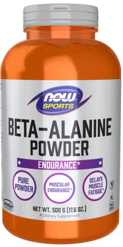 Now Foods Beta-Alanine Powder 17,6oz 500g Unflavored (Ízesítetlen)