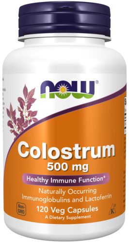 Now Foods Colostrum 500mg 120 Veg Capsules 120 Kapszula