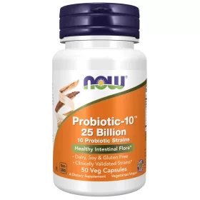   Now Foods Probiotic-10 25 Billion 50 Veg Capsules 50 Kapszula