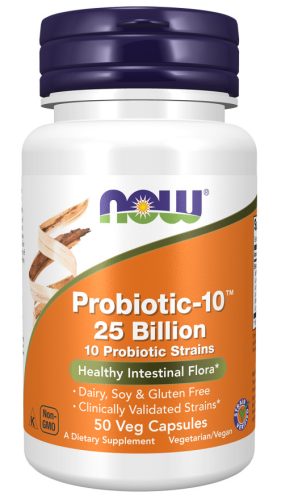 Now Foods Probiotic-10 25 Billion 50 Veg Capsules 50 Kapszula