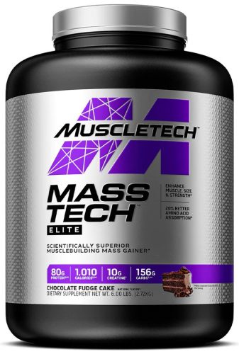 Muscle Tech Mass Tech Elite 3180g Chocolate Fudge Cake (Csokoládé Torta)