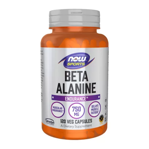 Now Foods Beta-Alanine 750mg 120 Veg Capsules 120 Kapszula