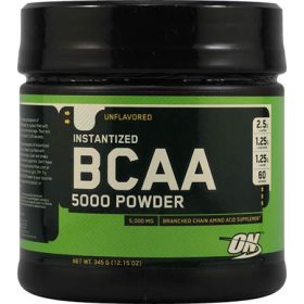   Optimum Nutrition Instantized BCAA 5000 Powder 345g Unflavored (Ízesítetlen)