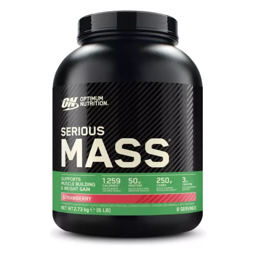 Optimum Nutrition Serious Mass 2727g Strawberry (Eper)