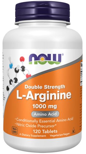 Now Foods L-Arginine 1000mg Double Strength 120 Tablets 120 Tabletta