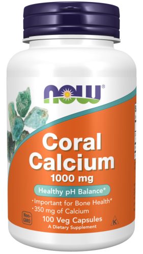Now Foods Coral Calcium 1000mg 100 Veg Capsules 100 Kapszula