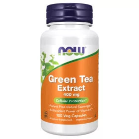   Now Foods Green Tea Extract 400 mg 100 Veg Capsules 100 Vegetáriánus Kapszula
