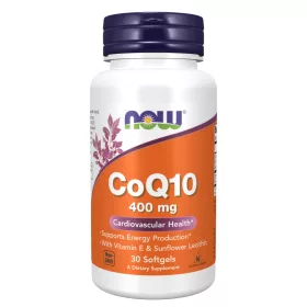 Now Foods CoQ10 400mg 30 Softgels 30 Gélkapszula