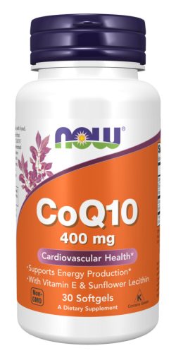 Now Foods CoQ10 400mg 30 Softgels 30 Gélkapszula