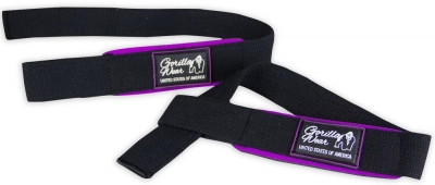 Gorilla Wear Womens Padded Lifting Straps Black/Purple (Fekete/Lila) Felhúzóheveder
