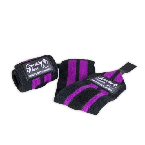 Gorilla Wear Womens Wrist Wraps Black/Purple (Fekete/Lila) Csuklószorító