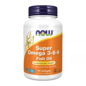 Now Foods Super Omega 3-6-9 90 Softgels 90 Gélkapszula