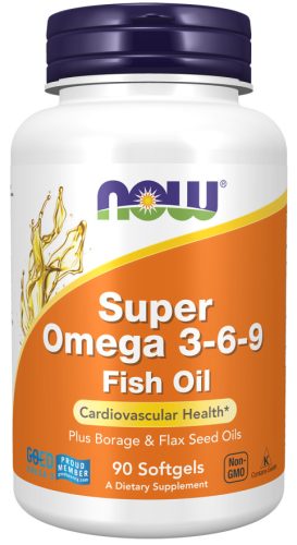 Now Foods Super Omega 3-6-9 90 Softgels 90 Gélkapszula