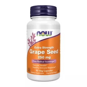 Now Foods Grape Seed 250mg Extra Strength 90 Veg Capsules 90 Kapszula EXP.:2027/02/28