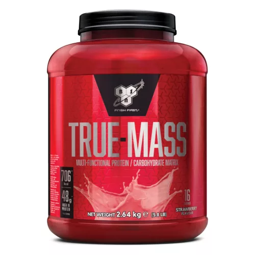 BSN True-Mass 2640g Strawberry Milkshake (Eper)