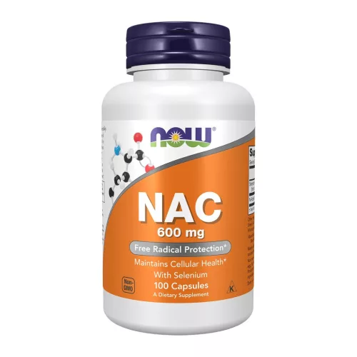Now Foods NAC 600mg 100 Veg Capsules 100 Kapszula