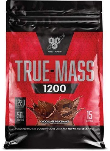 BSN True-Mass 1200 USA 4650g Strawberry Milkshake (Eper)