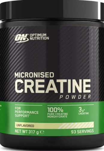 Optimum Nutrition Micronised Creatine Powder 317g Unflavored (Ízesítetlen)
