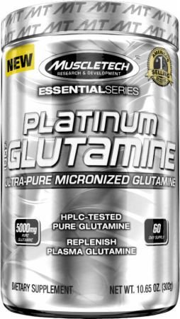 Muscle Tech Platinum 100% Glutamine 302g Unflavored (Ízesítetlen)